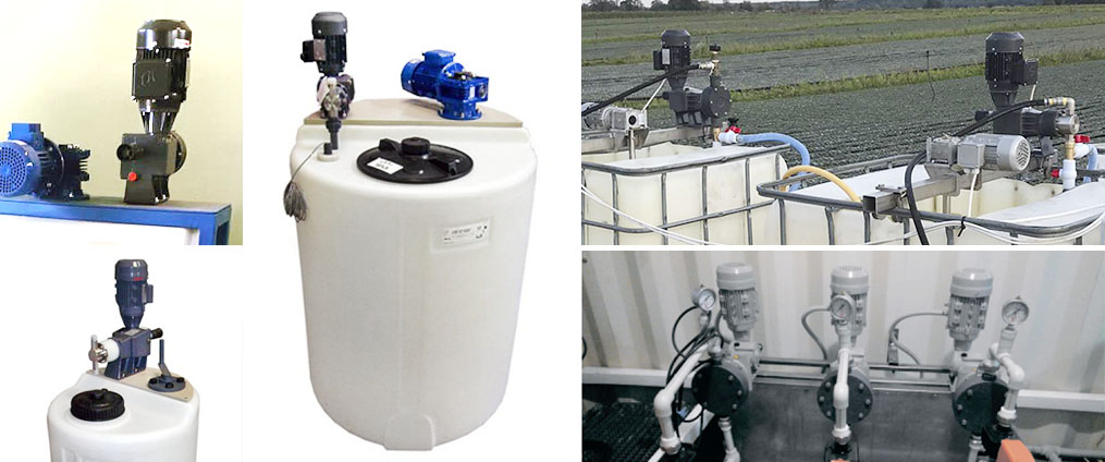 Насос мембранний для дозування поліакриламіду (флокулянту)