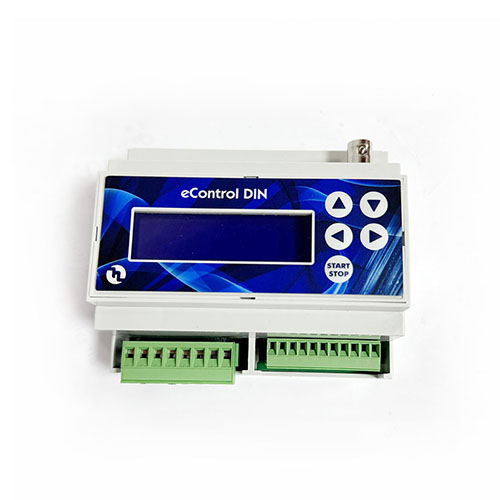 Параметричний контролер eControl DIN на DIN рейку (DIN 43880) для вимірювання pH, Rx (ОВП), хлору CL (ppm).