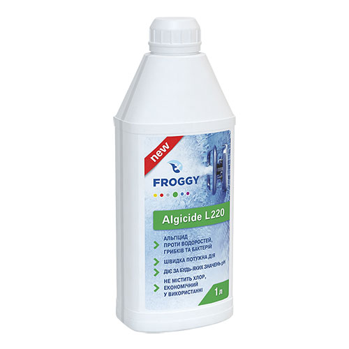 Альгицид Аlgicide L220 против водорослей, грибков и бактерий.