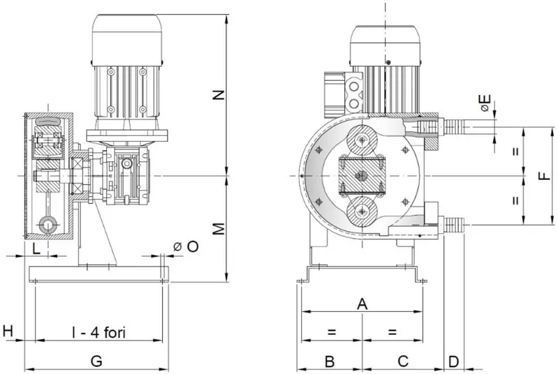 Перистальтический насос AS FX с фиксированной производительностью