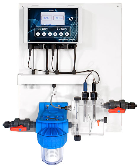 Система регулирования и контроля pH и RedOx для бассейнов, в комплекте с анализатором жидкости eSELECT-B2